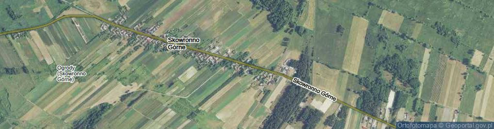 Zdjęcie satelitarne Skowronno Górne ul.